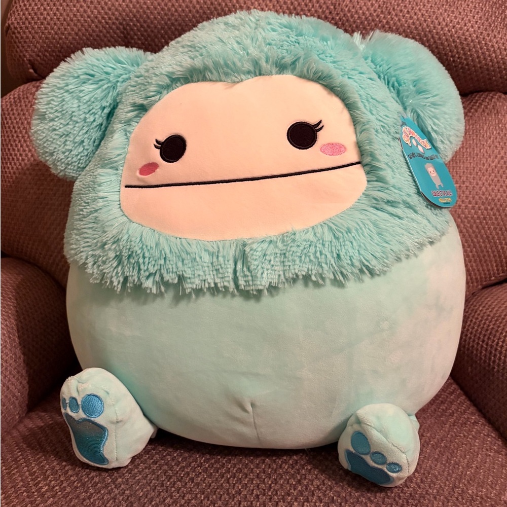 16” Squishmallows Joelle The Bigfoot Plush NWT